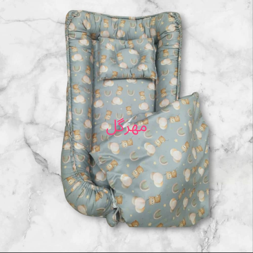 تشک گاردار نوزاد با پارچه ترک